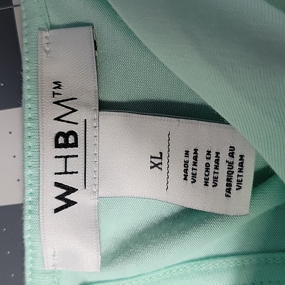 WHITE HOUSE BLACK MARKET Lime Green Sleeveless Blouse XL‎ - Picture 6 of 6